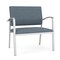 Lesro Newport Bariatric Chair Metal Frame, Silver, RF Serene Upholstery NP1401 - alternate 1